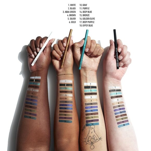 SEALED NYX PROFESSIONAL Retractable Eye Liner - Silver MPE05 - Picture 4 of 8